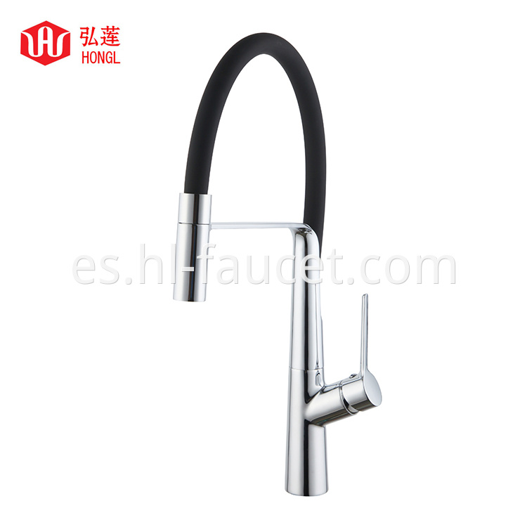 Kitchen Faucet With Rubber Hose